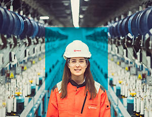 Dorottya, Production Supervision Team Leader at the Oroszlány site